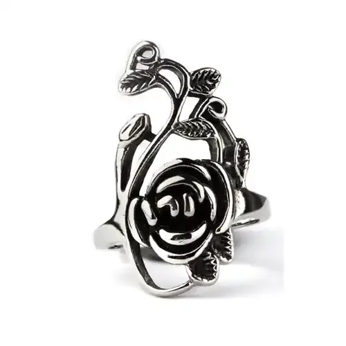 Ring ‘Rose‘ Edelstahl