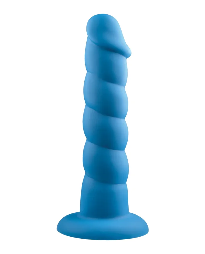 Rock Candy Suga Daddy Silicone Dildo – 9.5″ Blue