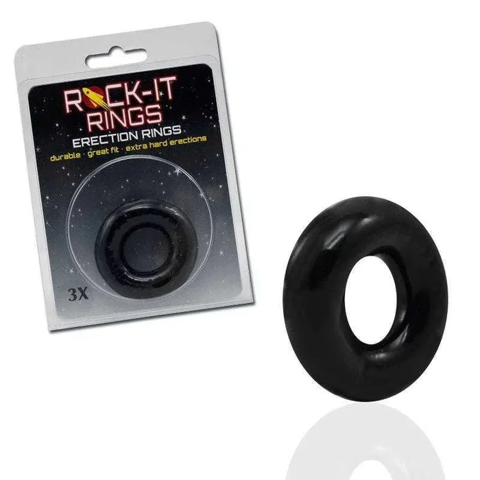 Rock-It Rings 3X Donut C-Ring – Black