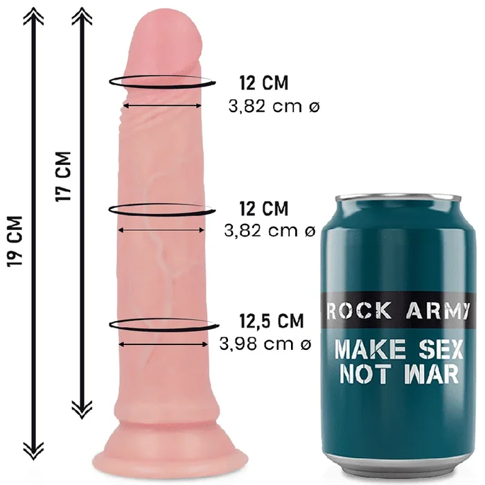 Rockarmy – Liquid Silicone Premium Avenger Realistic 19 CM -O- 3.98 CM