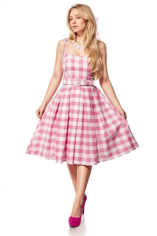 Rosa/Weiß Kleid