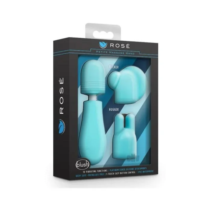 Rose – Petite Massage Wand – Blue