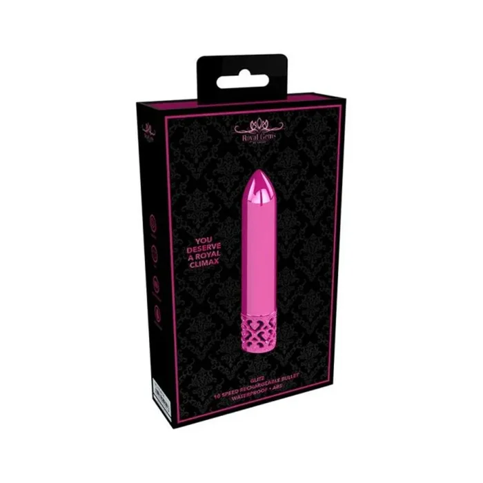 Royal Gems – Glitz – Abs Rechargeable Bullet – Pink