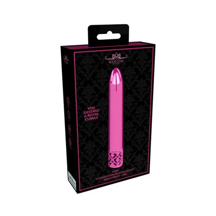Royal Gems – Shiny – Abs Rechargeable Bullet – Pink