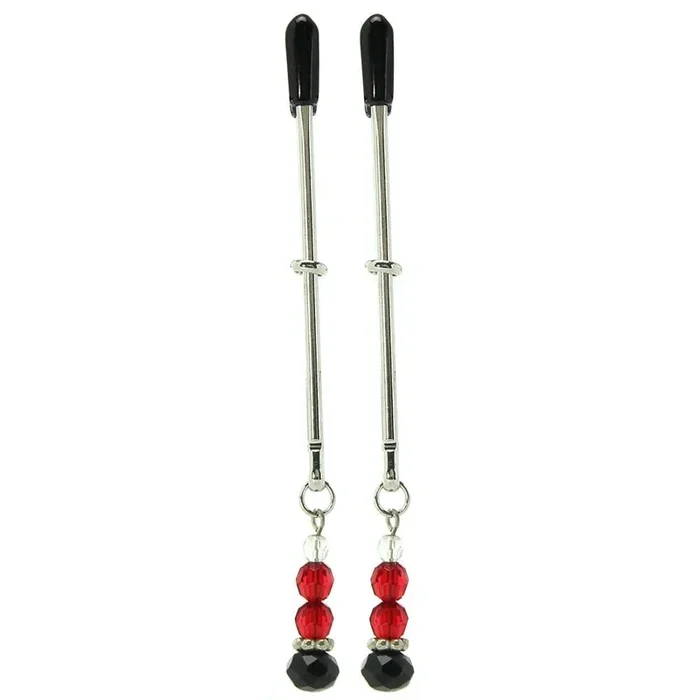 Ruby Black Nipple Clips