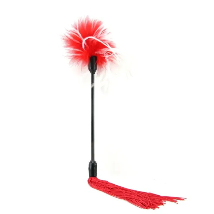 S&M Whip & Tickle Red and White