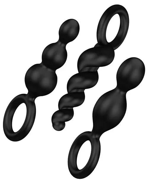 Satisfyer Booty Call Plugs – Black