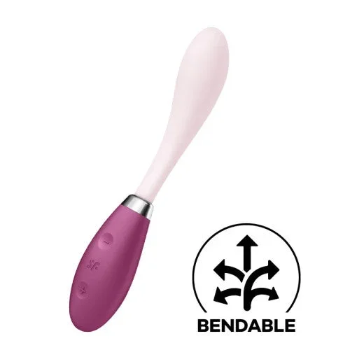 Satisfyer G Spot Flex 3 Multi Vibrator Red