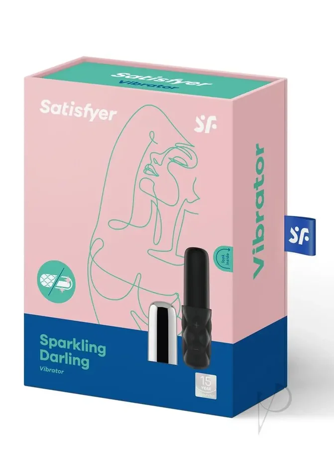 Satisfyer Mini Sparkling Darling – Black/Silver