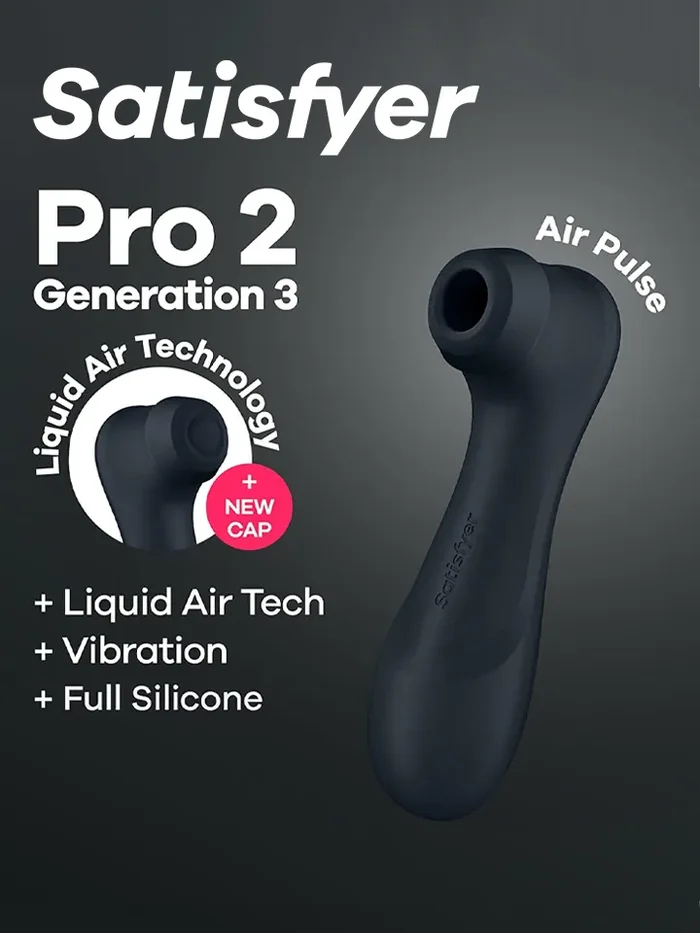 Satisfyer Pro 2 Generation 3 mit Liquid Air Schwarz