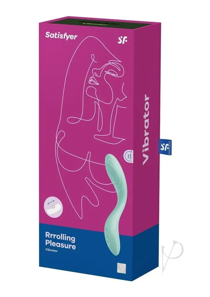 Satisfyer Rrrolling Pleasure Rechargeable Silicone Vibrator – Mint