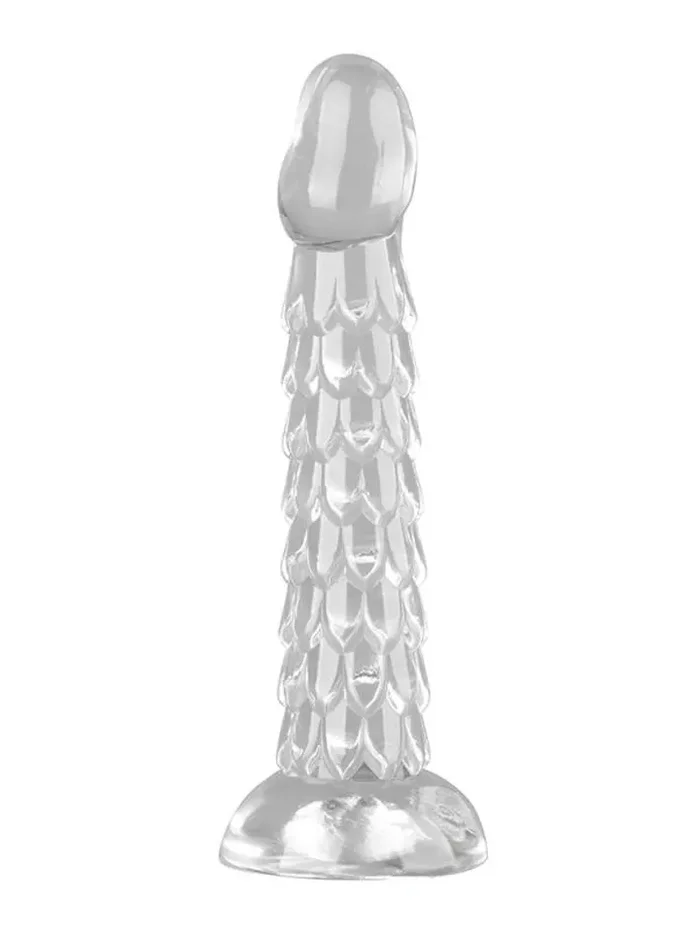 Scales Mush Transparenter Dildo 23 cm