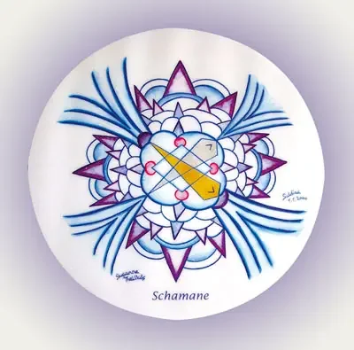 Schamane – Mandala 5 cm
