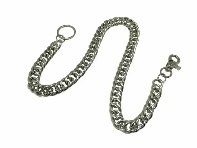 Schlüsselkette mit Doppelglieder und Karabiner