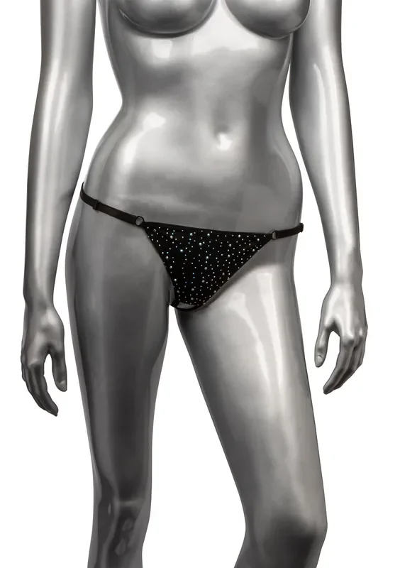 Schrittfreier Tanga mit Strass