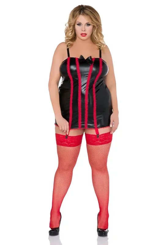 schwarz/rotes Chemise