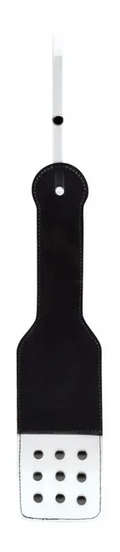 Schwarz-weißes Paddle mit Stickereien