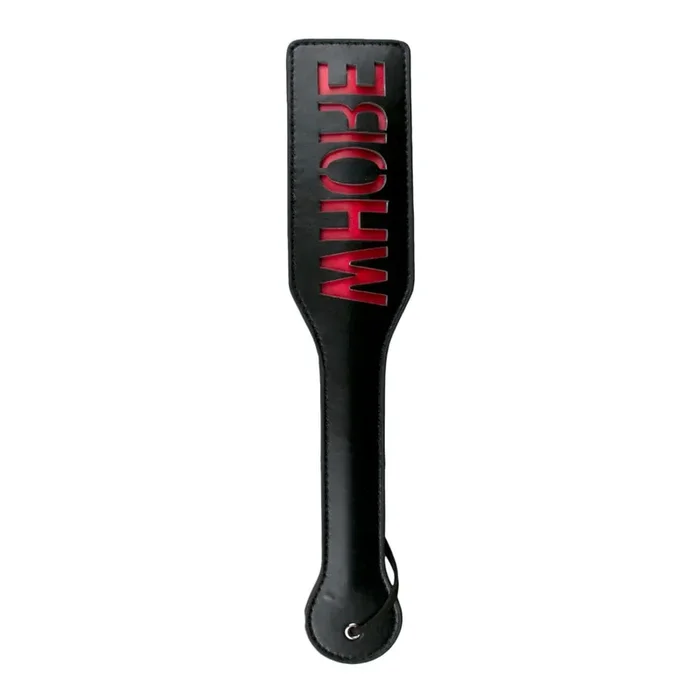 Schwarze Lederklatsche – Whore