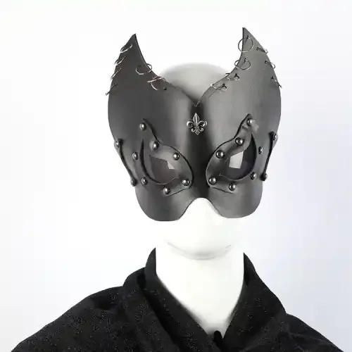 Schwarze Steampunk Maske ‘Fuchs‘