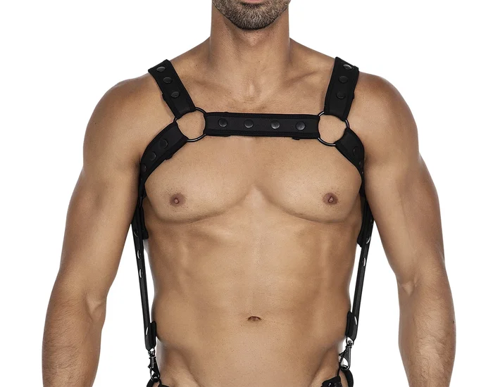 Schwarzer Brust – Harness