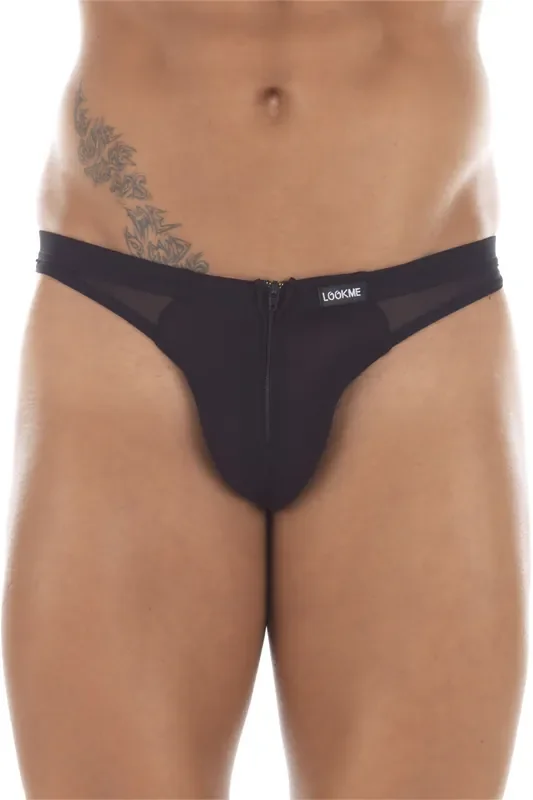 schwarzer Herren String