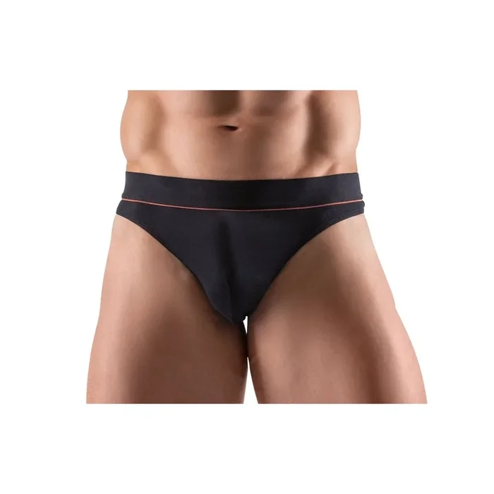 Schwarzer Riostring mit doppellagigem Beutel Größe-XL