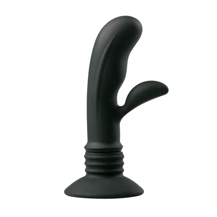 Schwarzer Vibrator aus Silikon