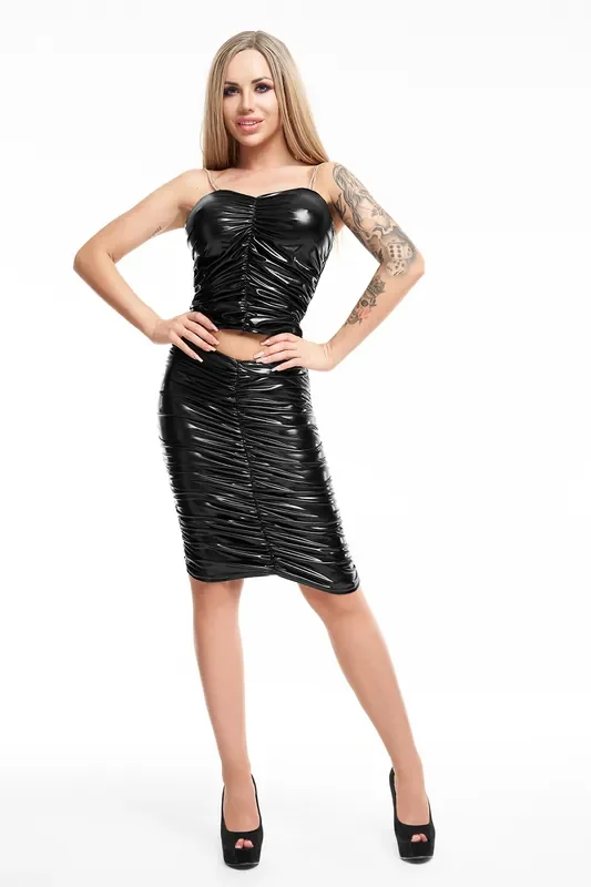 Schwarzer Wetlook Rock