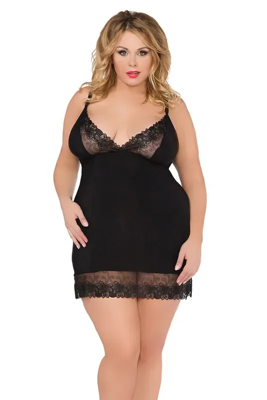 Schwarzes Chemise