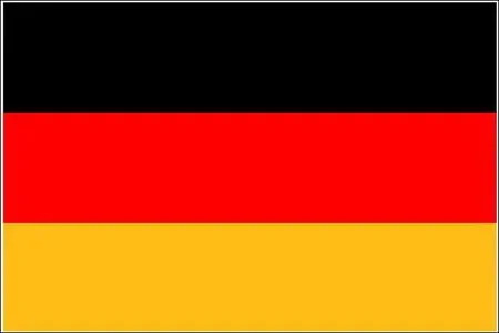 Schwenkfahne mit Holzstab ‘Deutschland‘