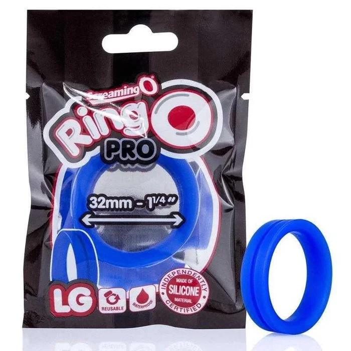 Screaming O – Ring O Pro Large – Blue Silicone Ring