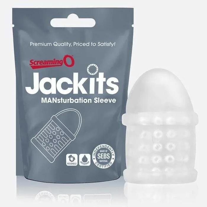 Screaming O Jackits MANsturbation Sleeve – Clear