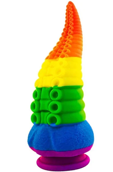 Sealik Tentakel Dildo Regenbogen 22 cm