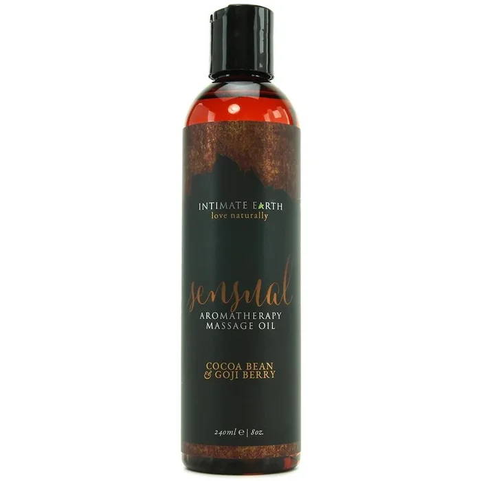 Sensual Cocoa Bean & Goji Berry Massage Oil in 8oz/240ml