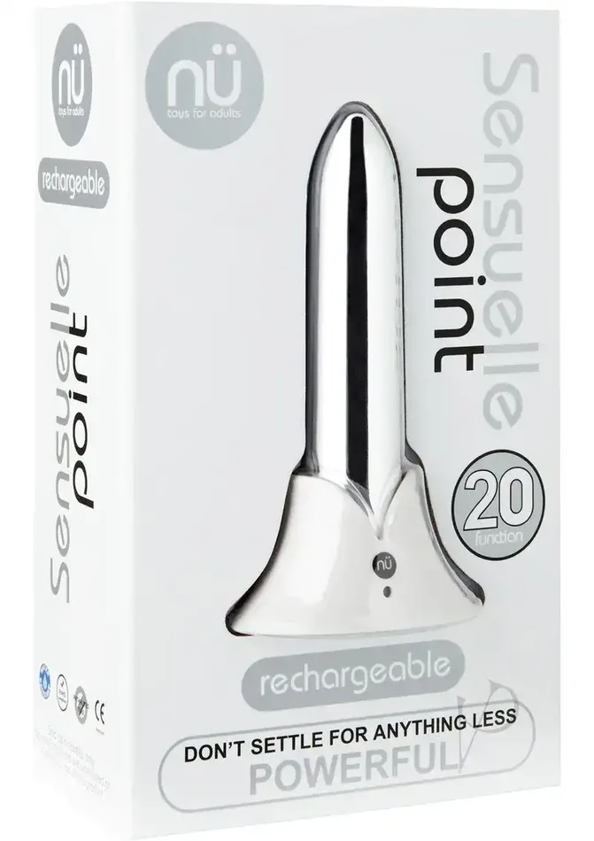 Sensuelle Point Rechargeable Bullet – Silver