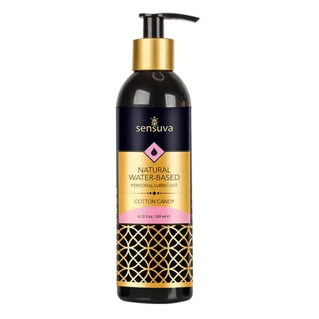 Sensuva Natural Water Based Personal Moisturizer – 8.12 oz Cotton Candy