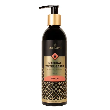 Sensuva Natural Water Based Personal Moisturizer – 8 oz Peach