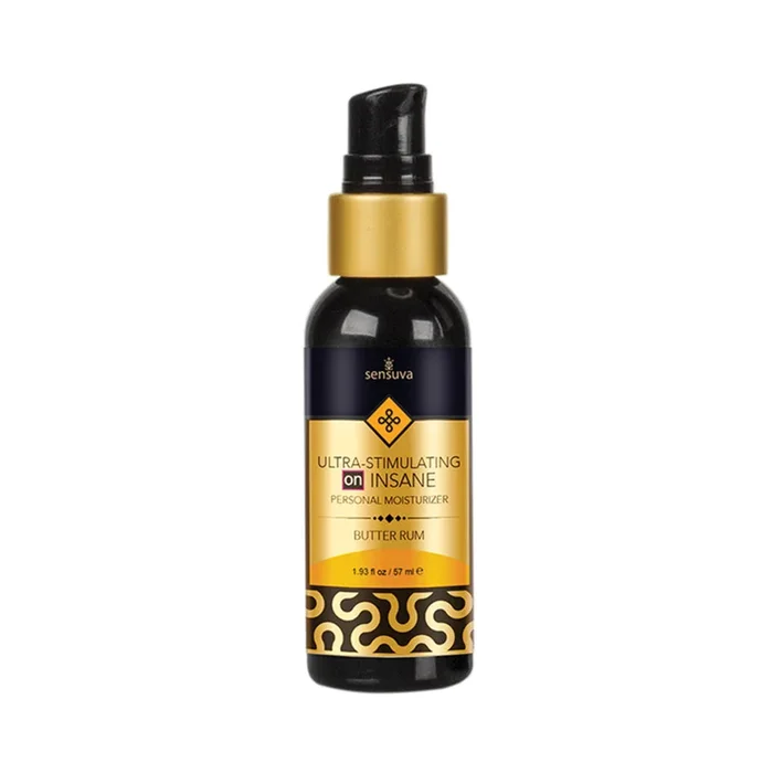 Sensuva Ultra-stimulating On Insane Personal Moisturizer – Butter Rum 2 Fl. Oz. Bottle