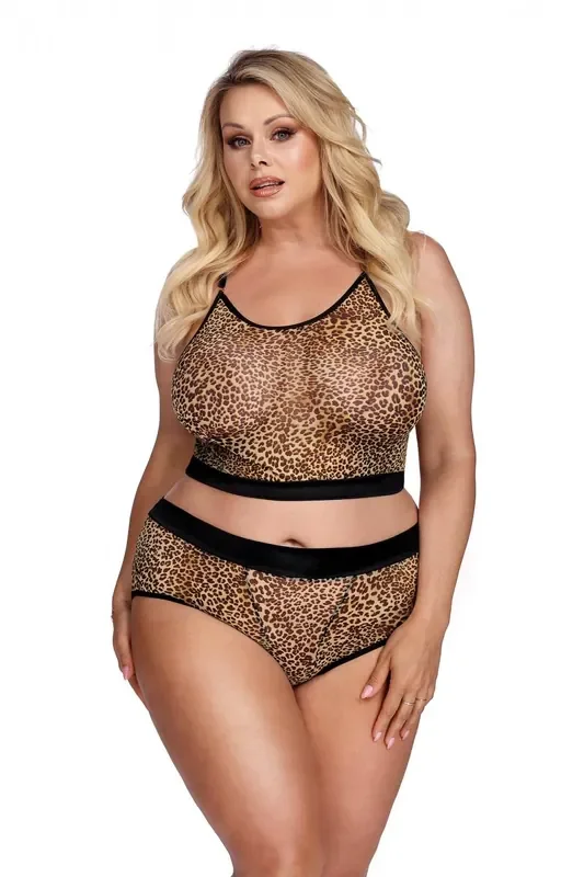 Set im Leopardenmuster QueenSize
