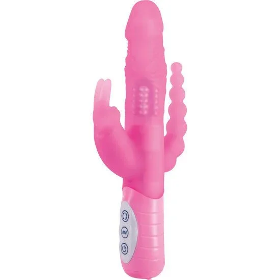 Seven Creations – E Rabbit Slimine Triple Play Triple Stimulation Vibrator Rosa