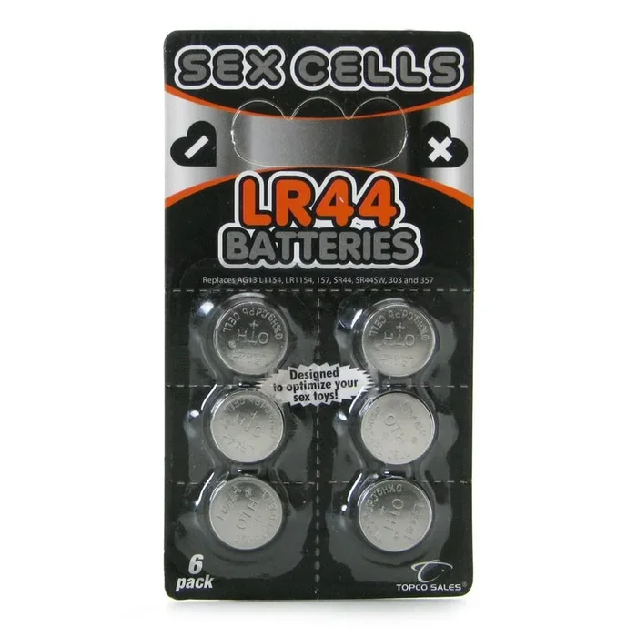 Sex Cells LR44 Batteries in 6 Pack