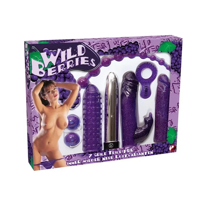 Sex-Toy-Set »Wild Berries« – Lila – 7-teilig