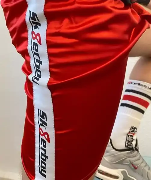 Shiny Boxershorts – Rot
