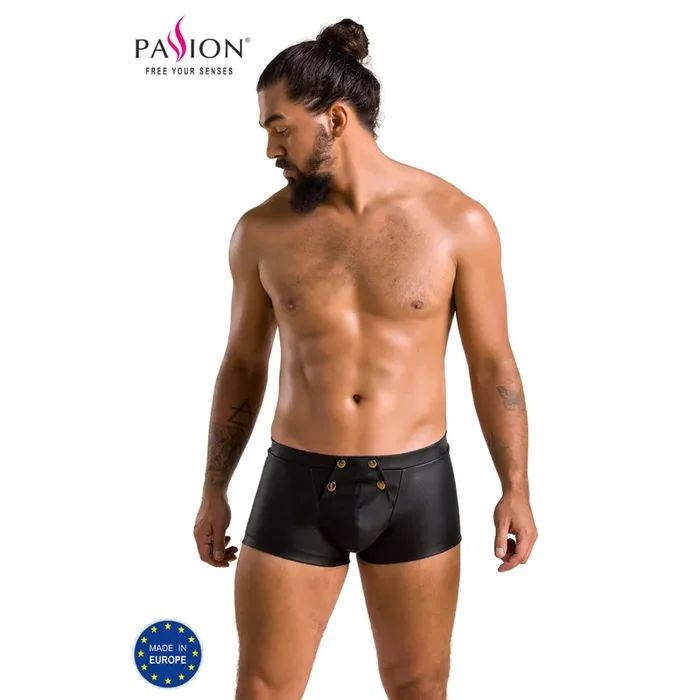 Shorts für Ihn mit Metalldetails – schwarz