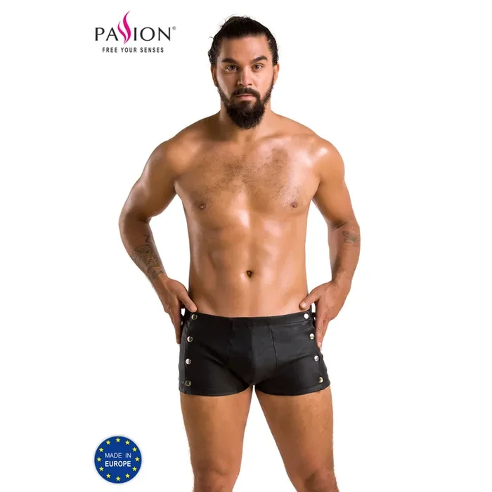 Shorts mit Metallelementen schwarz