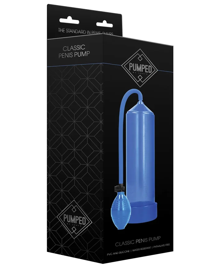 Shots Pumped Classic Penis Pump – Blue