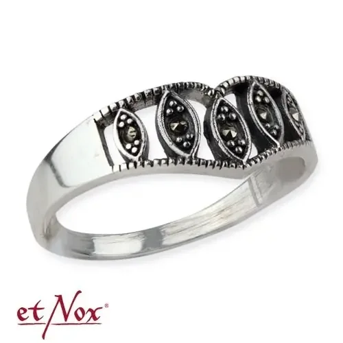 Silberring ‘Marcasite Tiara‘