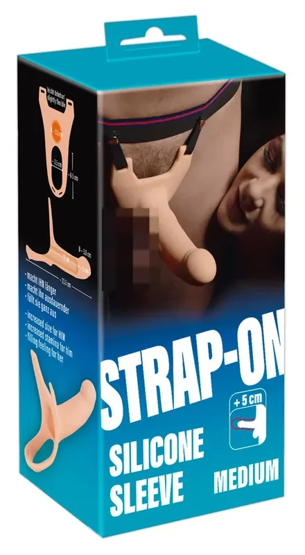Silicone Strap-on 5 cm medium