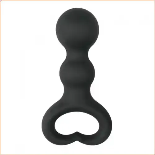 Silikon Butt Plug mit Herzring