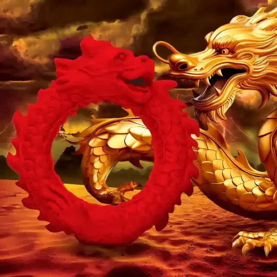 Silikon Cock Ring „Aufsteigender Drache“